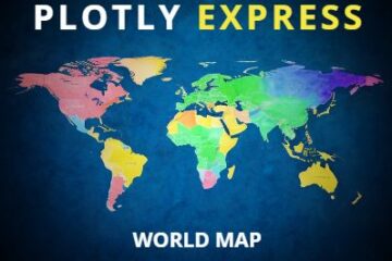 world map usinf plotly express